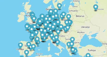 Слушатели на карте Мира